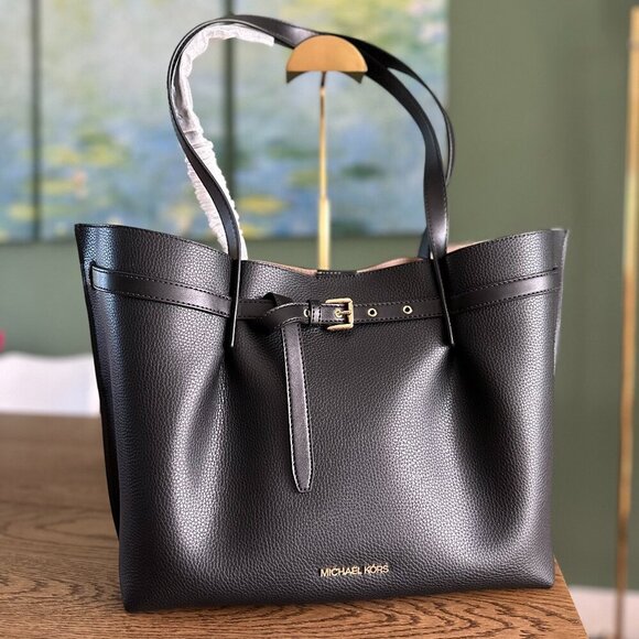 NEW！NWT！Michael Kors Large Pebbled Leather Tote Bag -Women - Picture 2 of 12